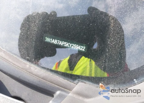 2019 Nissan Sentra S z USA, uszkodzony, nr VIN 3N1AB7AP5KY259422